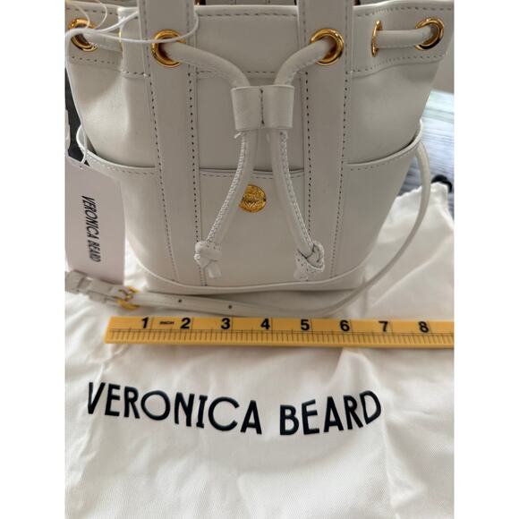 Veronica Beard NEW Mini Goody Leather Bucket Bag - Picture 6 of 9